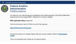 FAA-Recognized Identification Area approved